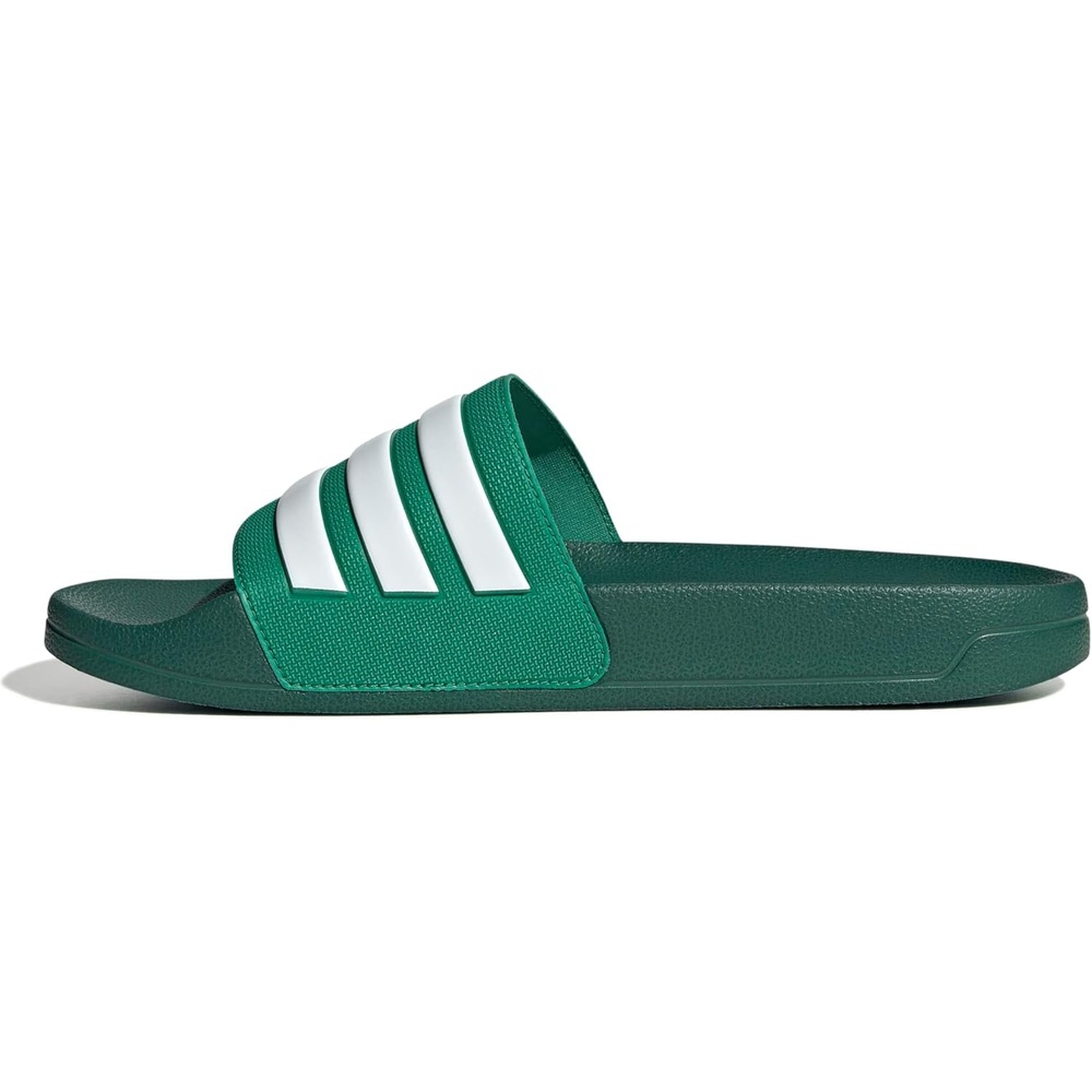 image:imageadidas Unisex Adult Adilette Shower Slide SandalCourt GreenWhiteCollegiate Green