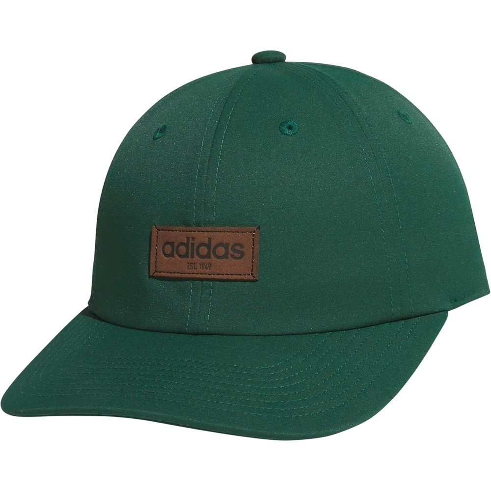 image:imageadidas Unisex Adult Court Hat Relaxed Fit Retro Strapback Baseball CapCollegiate GreenBlack