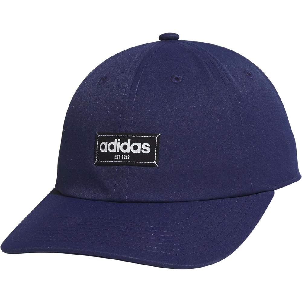 image:imageadidas Unisex Adult Court Hat Relaxed Fit Retro Strapback Baseball CapDark BlueBlackWhite