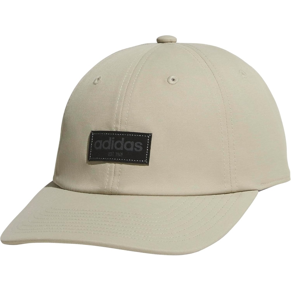 image:imageadidas Unisex Adult Court Hat Relaxed Fit Retro Strapback Baseball CapWonder Cargo KhakiBlackGrey Six