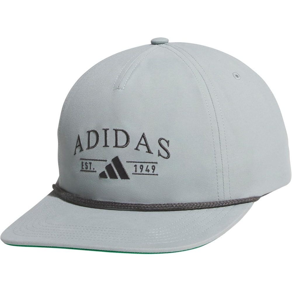 image:imageadidas Unisex Adult Foundation Strapback Hat  Adjustable Baseball Cap with Classic LogoWonder Sage GreenGrey Six