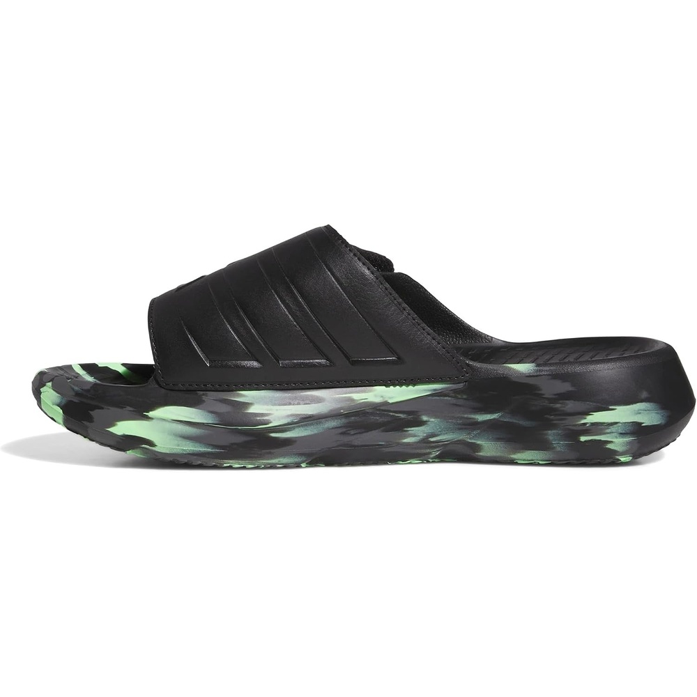 image:imageadidas Unisex Adult Lightblaze Athletic SandalsBlackIron MetallicLime Burst