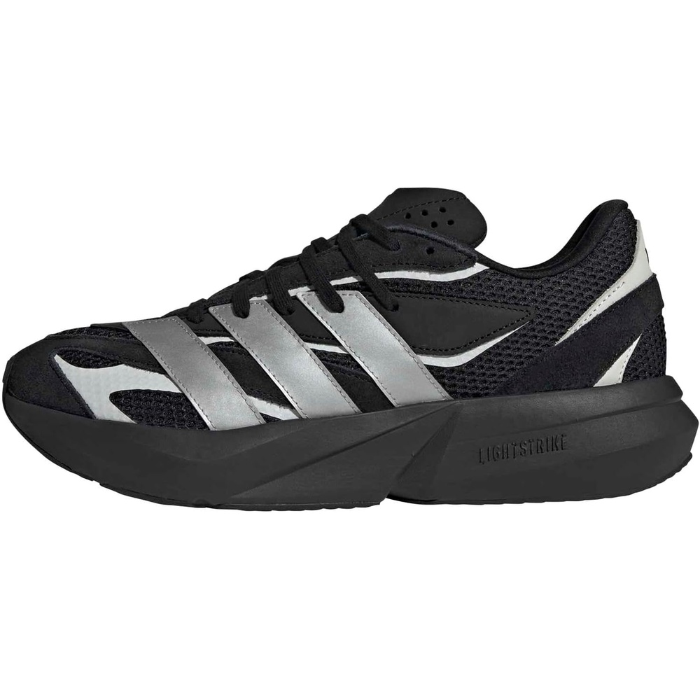 image:imageadidas Unisex Adult Lightblaze Athletic SandalsBlackMatte SilverBlack