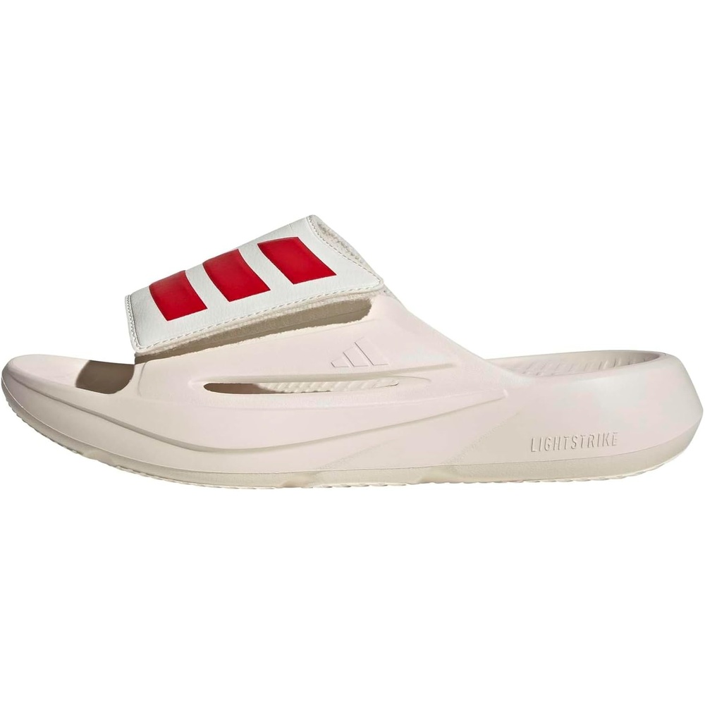 image:imageadidas Unisex Adult Lightblaze Athletic SandalsOff WhiteBetter ScarletOff White