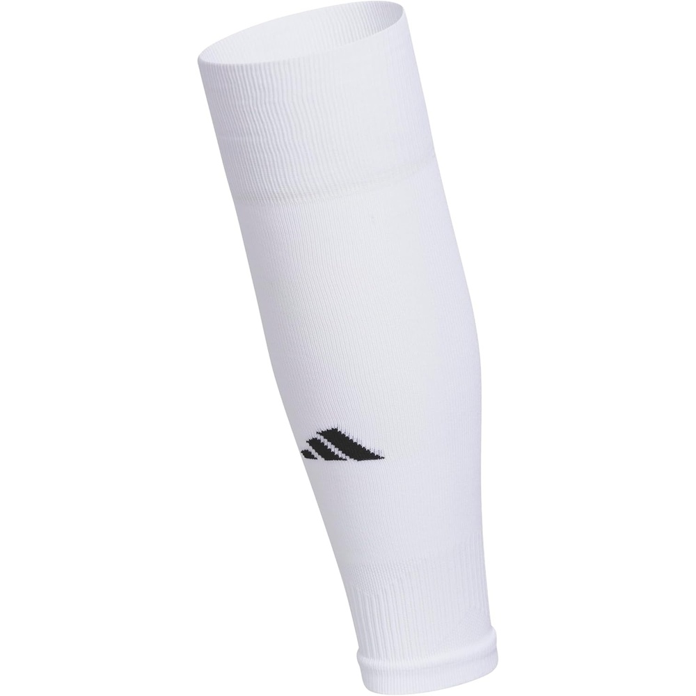 image:imageadidas Unisex Metro Soccer Socks or Calf Sleeves 1 Pair OvertheCalfWhiteBlackCalf Sleeve