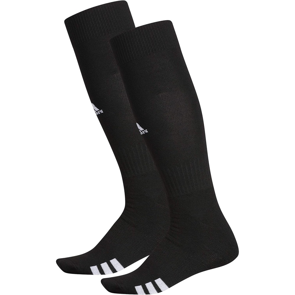 image:imageadidas Unisex Rivalry Sports Socks 2 Pairs Multisport OvertheCalf1BlackWhite