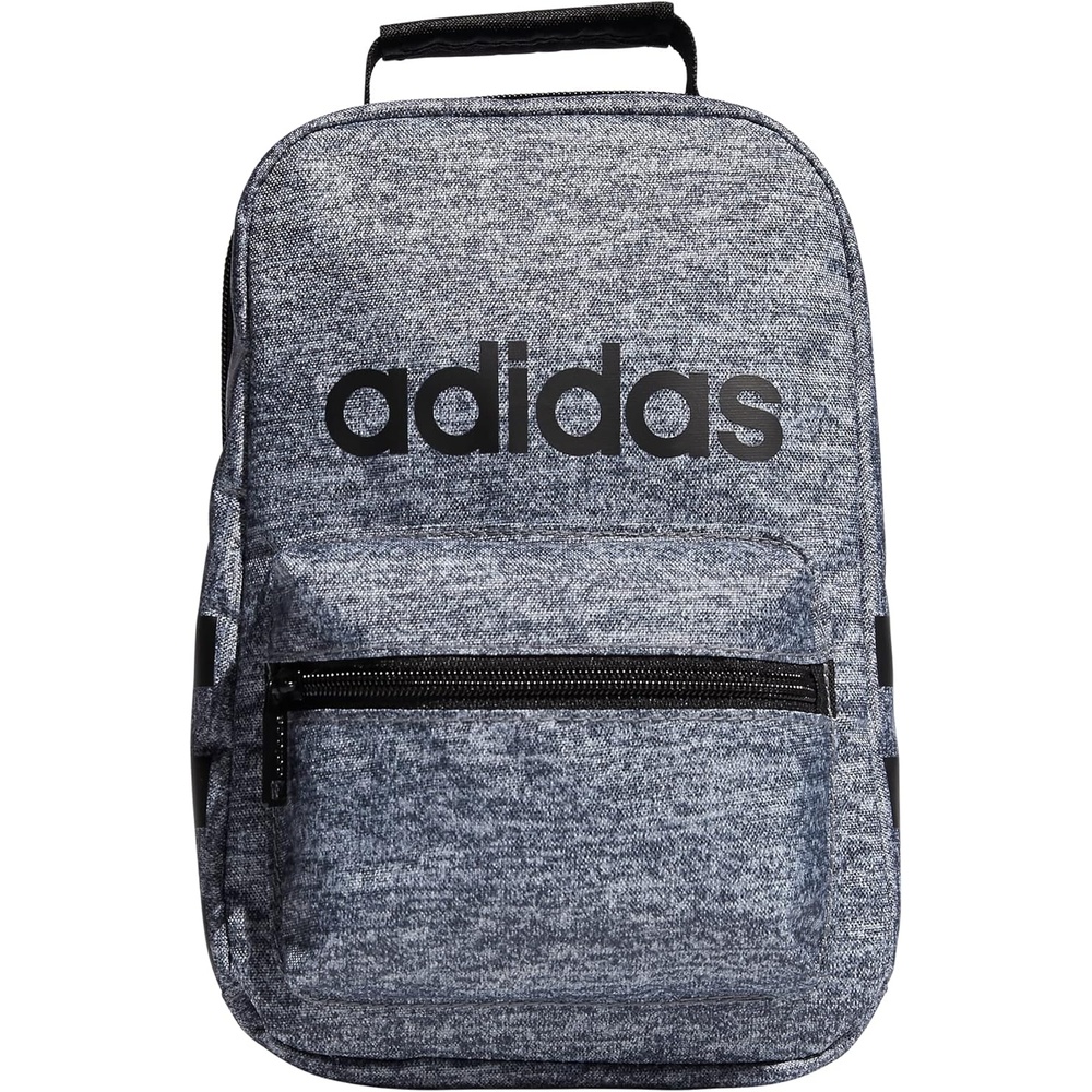 image:imageadidas Unisex Santiago Lunch Bag Cooler for Women and Men Insulated Food Container Box with Mesh PocketJersey Onix GreyBlack10