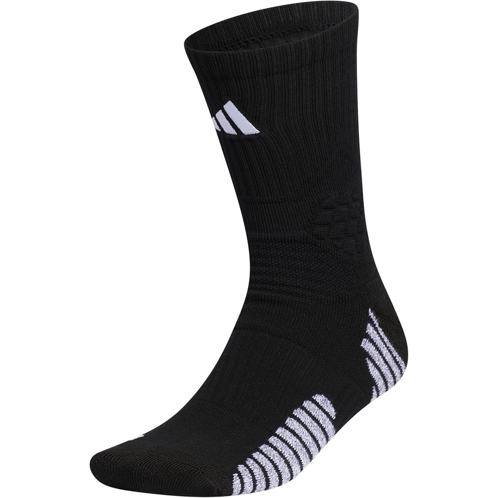 image:imageadidas Unisex Select Basketball Socks 1 PairBlackWhite1Crew