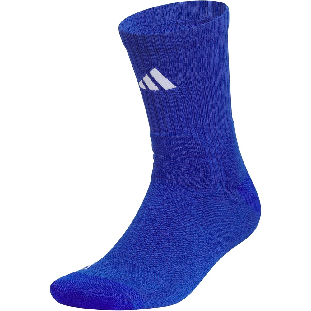 image:imageadidas Unisex Select Basketball Socks 1 PairTeam Royal BlueWhite2Crew
