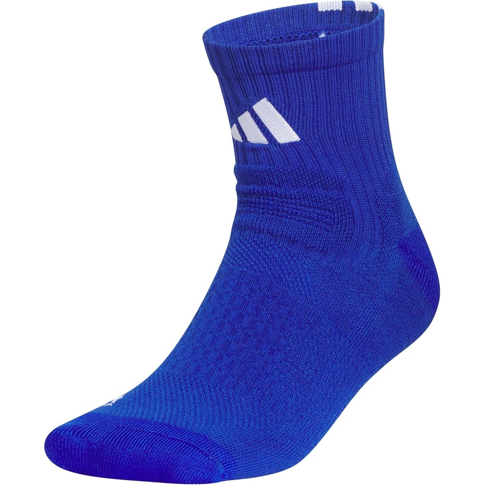image:imageadidas Unisex Select Basketball Socks 1 PairTeam Royal BlueWhite2Quarter