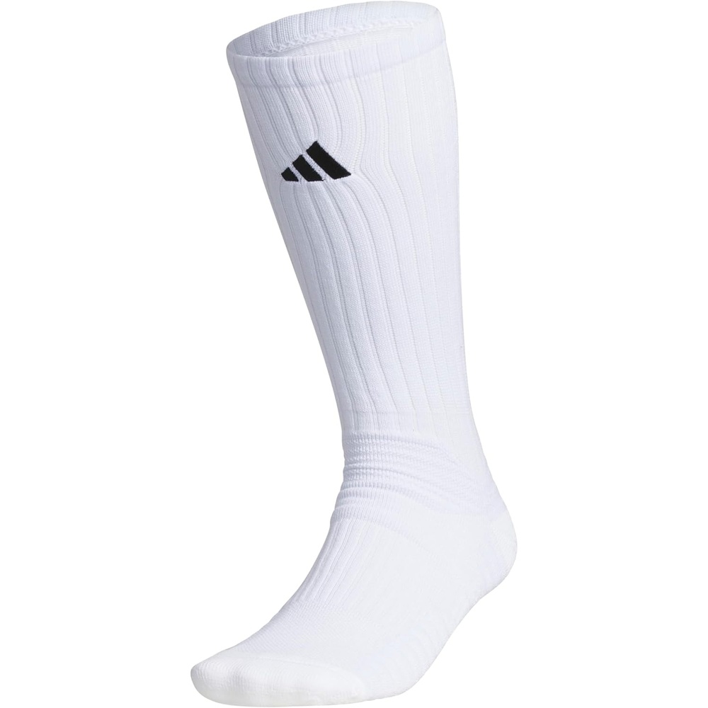 image:imageadidas Unisex Select Basketball Socks 1 PairWhiteBlackClear Onix Grey1Slouch Crew