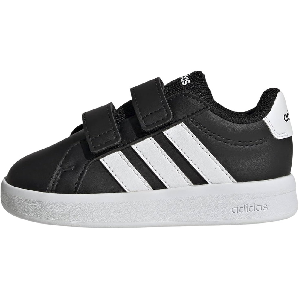 image:imageadidas UnisexBaby Grand Court 30 Hook amp LoopBlackWhiteWhite