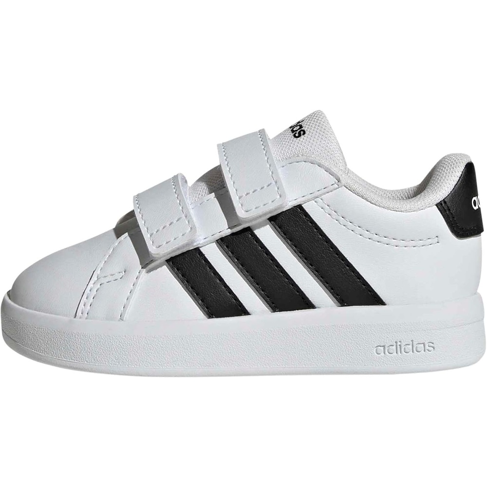 image:imageadidas UnisexBaby Grand Court 30 Hook amp LoopWhiteBlackWhite
