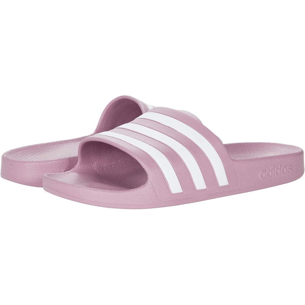 image:imageadidas Womens Adilette SandalCherry MetallicWhiteCherry Metallic