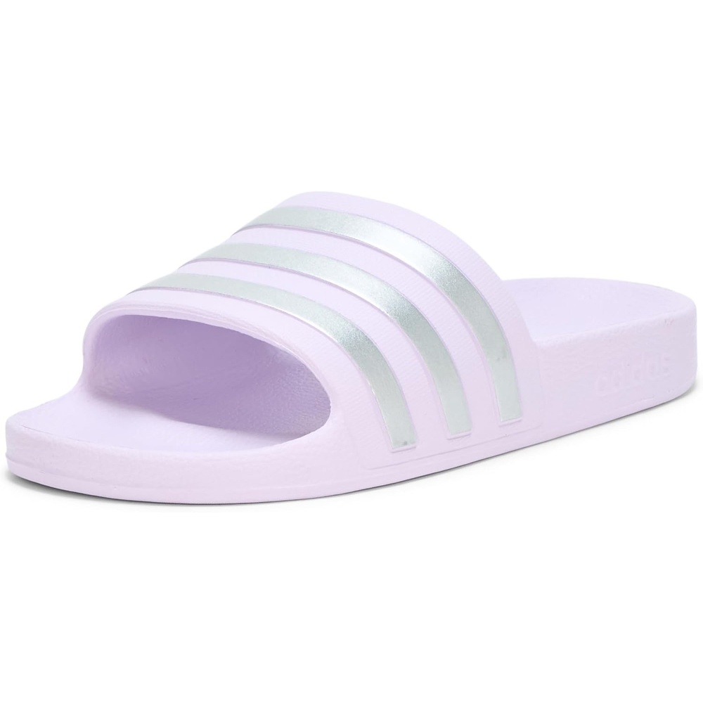 image:imageadidas Womens Adilette SandalIce LavenderMatte SilverMatte Silver