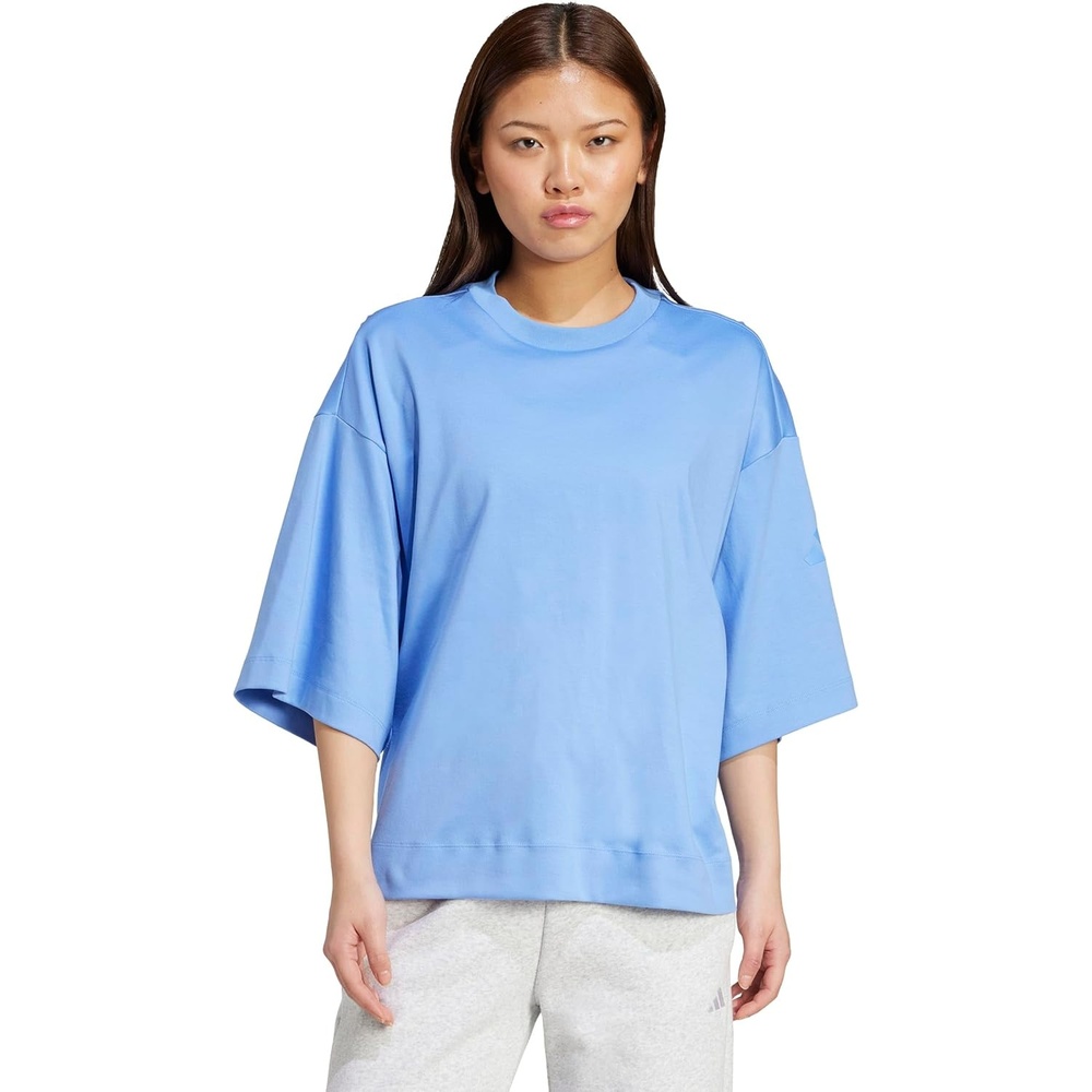 image:imageadidas Womens All Szn Soft Lux Loose TShirtBlue Fusion