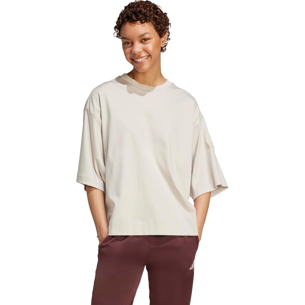 image:imageadidas Womens All Szn Soft Lux Loose TShirtWonder Alumina