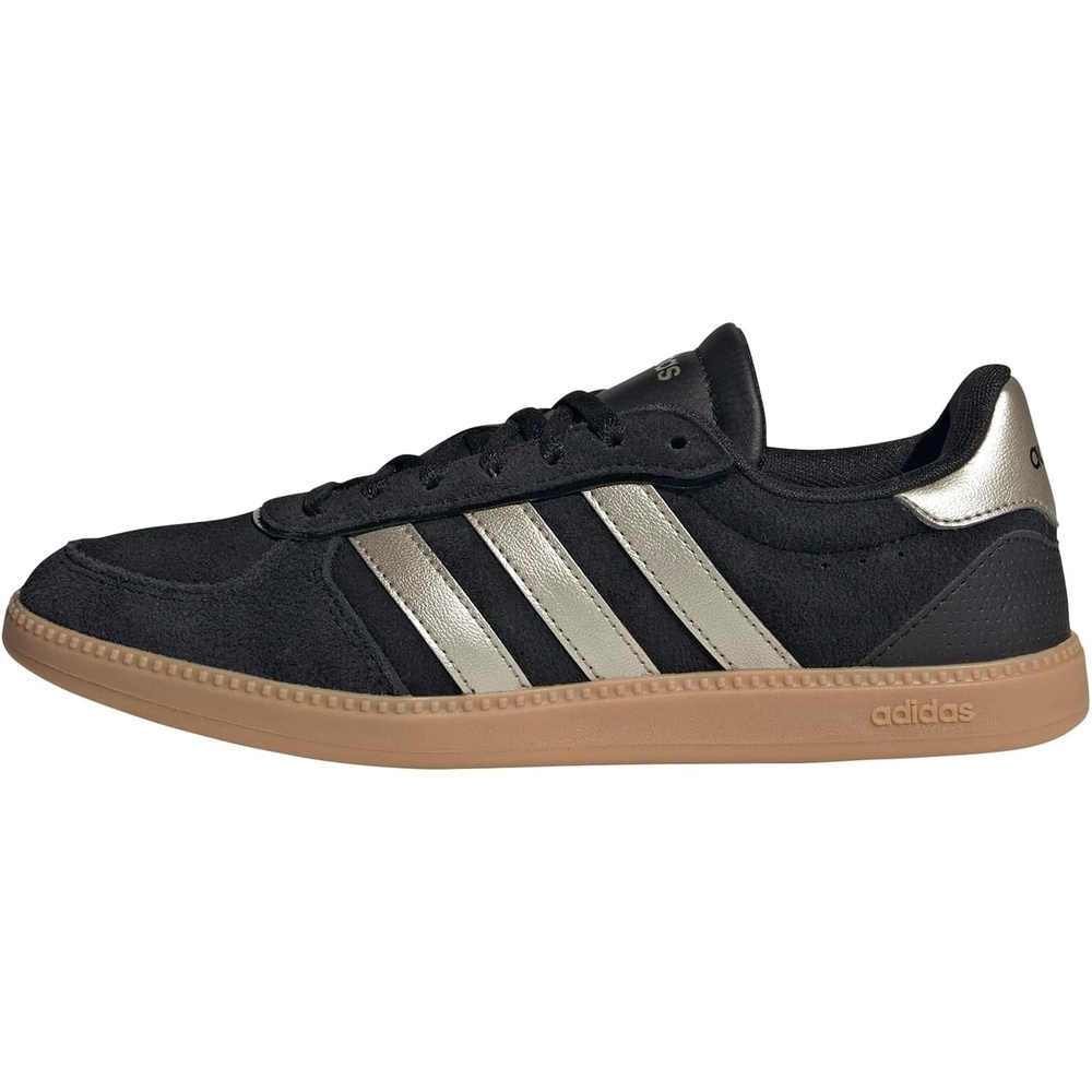 image:imageadidas Womens Breaknet Sleek SneakersBlackCyber MetallicGum