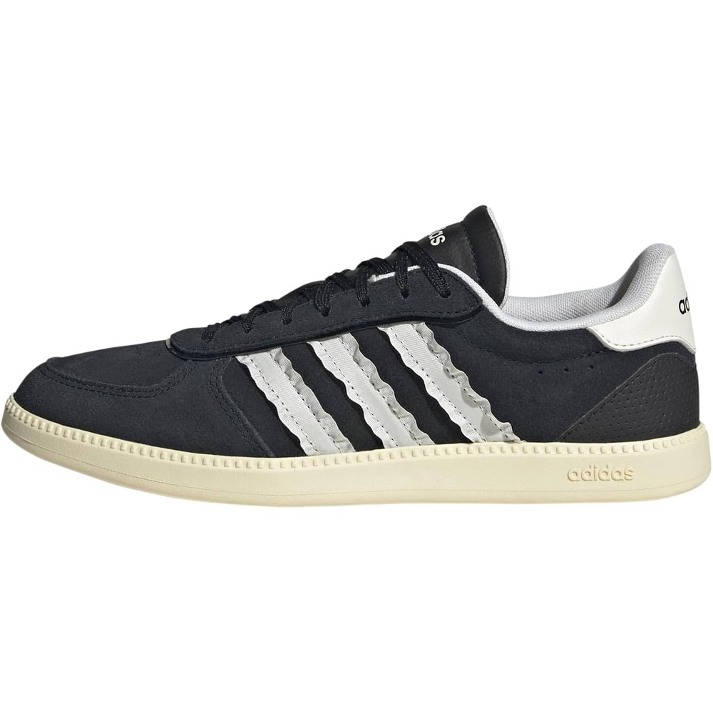 image:imageadidas Womens Breaknet Sleek SneakersBlackWhiteWarm Vanilla