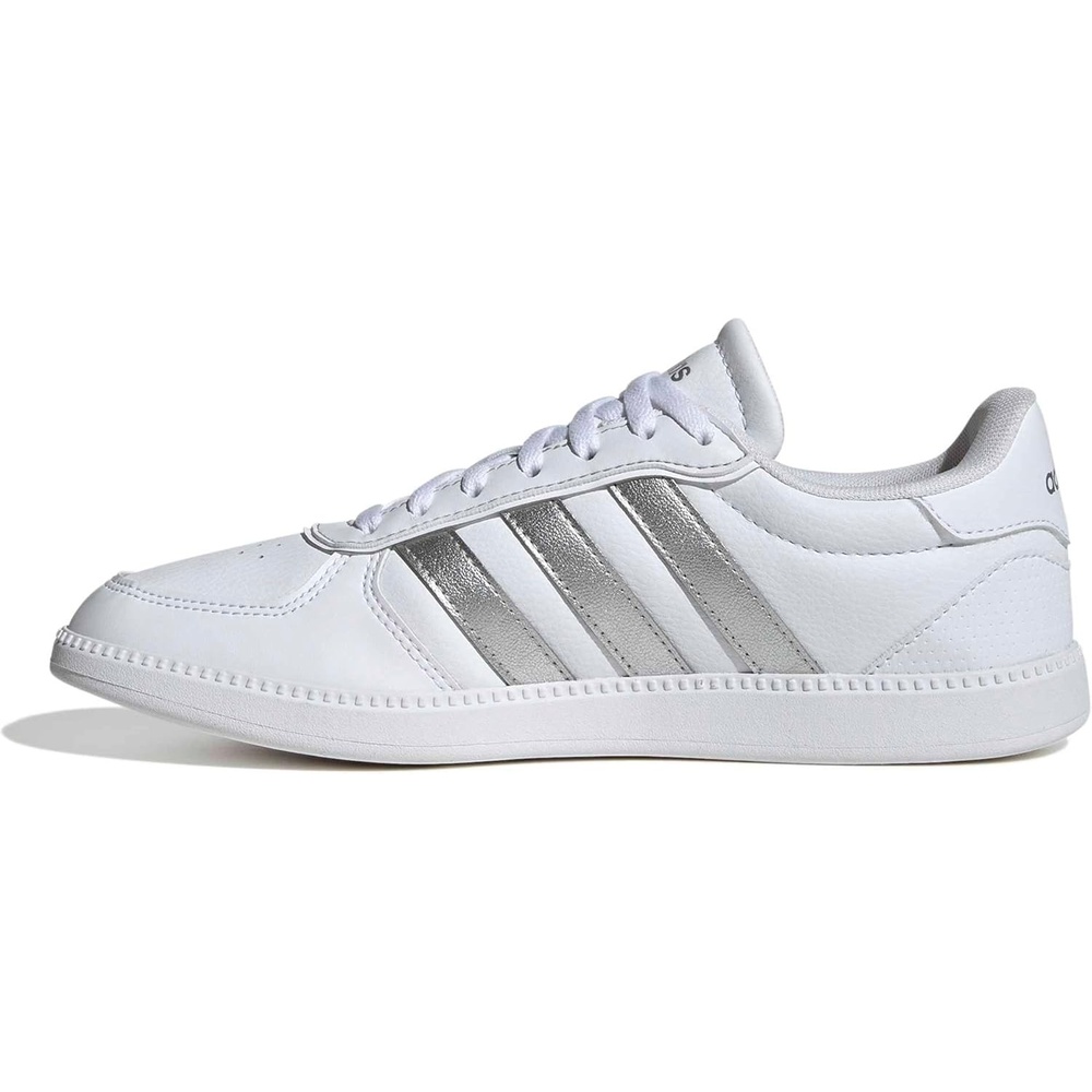 image:imageadidas Womens Breaknet Sleek SneakersFtwr White Silver Met Footwear White