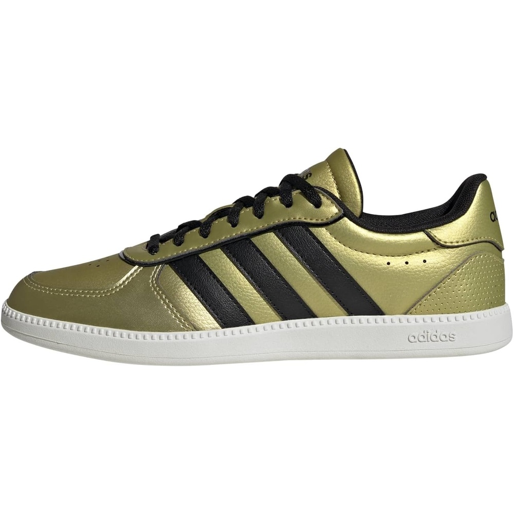 image:imageadidas Womens Breaknet Sleek SneakersGold MetallicBlackOff White