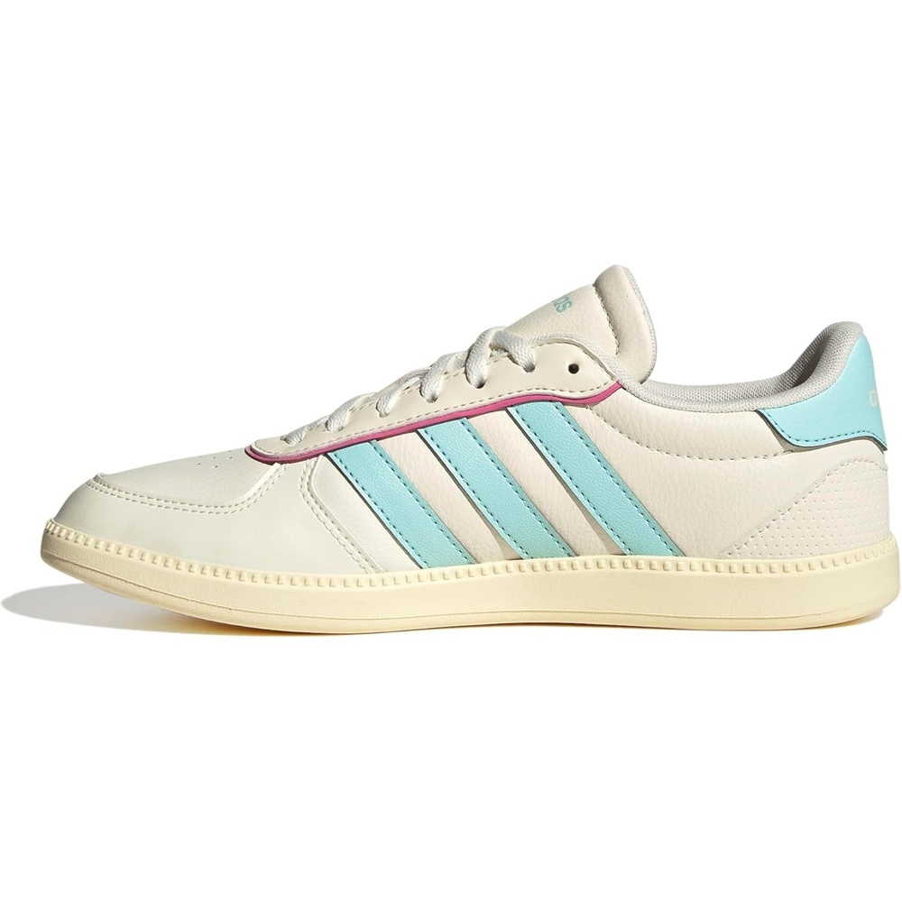 image:imageadidas Womens Breaknet Sleek SneakersOff WhiteSemi Flash AquaWarm Vanilla
