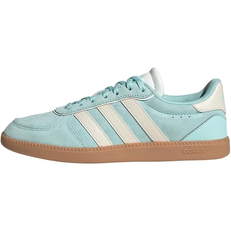 image:imageadidas Womens Breaknet Sleek SneakersSemi Flash Aqua Wonder White Core White