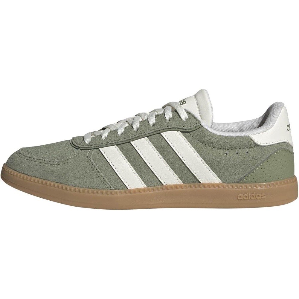 image:imageadidas Womens Breaknet Sleek SneakersTent GreenWhiteGum