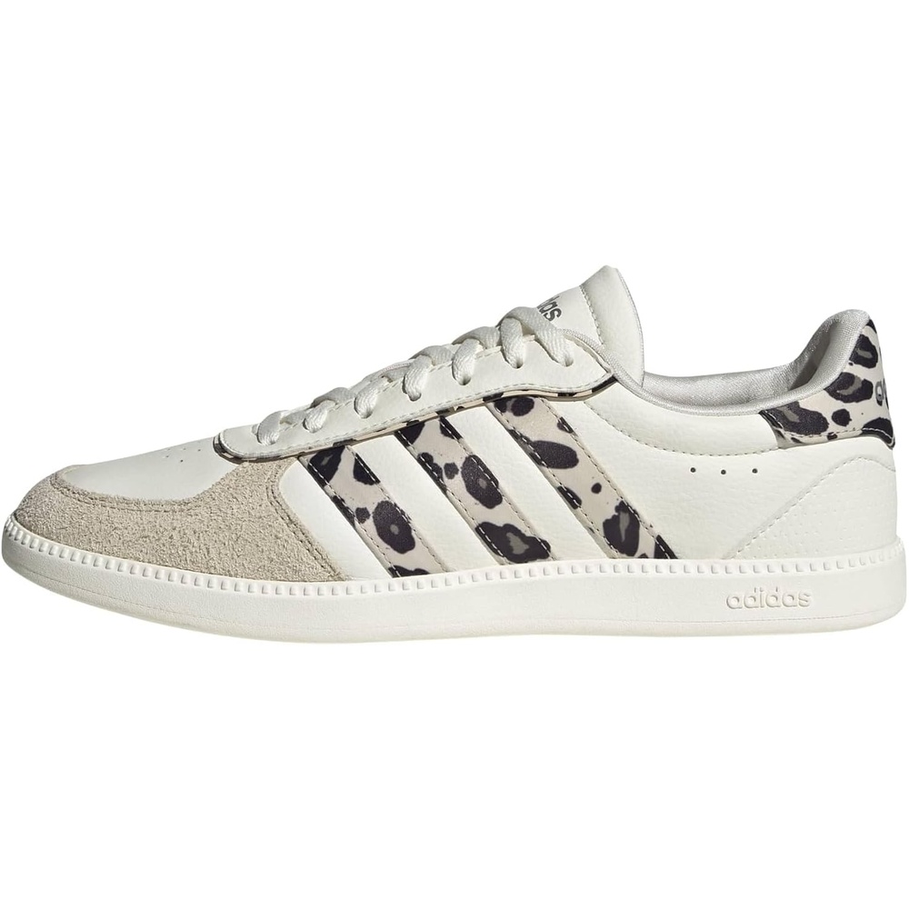 image:imageadidas Womens Breaknet Sleek SneakersWhiteCrystal LinenKhaki