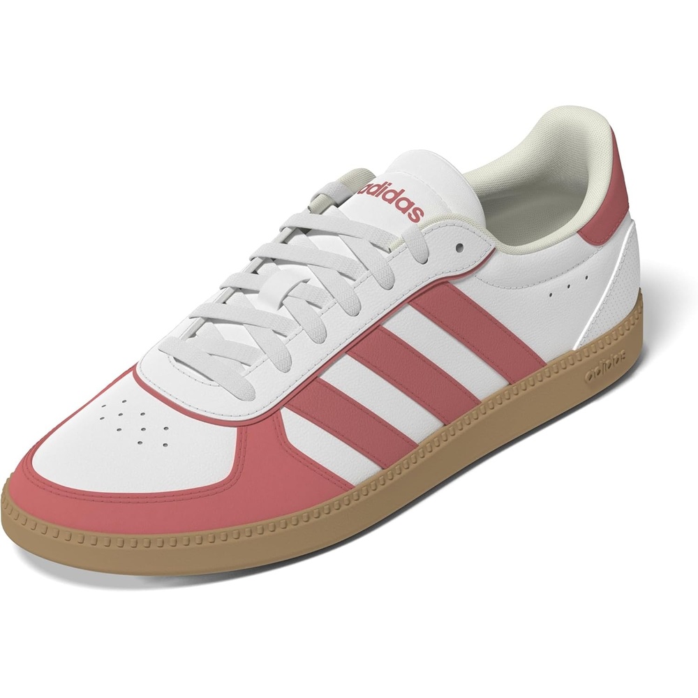 image:imageadidas Womens Breaknet Sleek SneakersWhitePreloved ScarletOff White