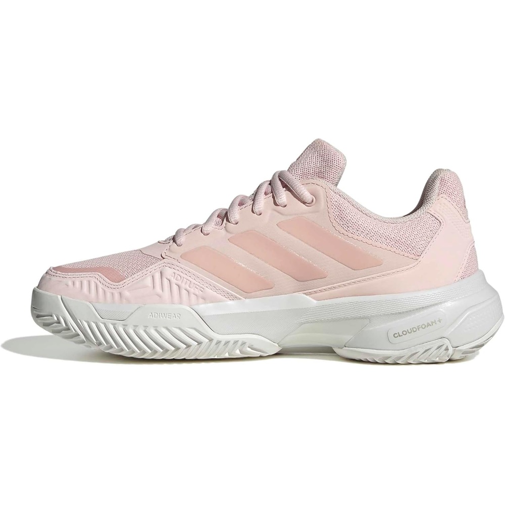 image:imageadidas Womens Courtjam Control 3 Tennis Sneakers Shoes WhiteWonder QuartzCrystal White