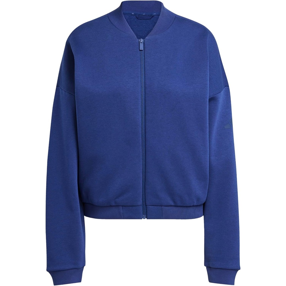 image:imageadidas Womens Essentials Contemporary Logo Bomber JacketDark Blue