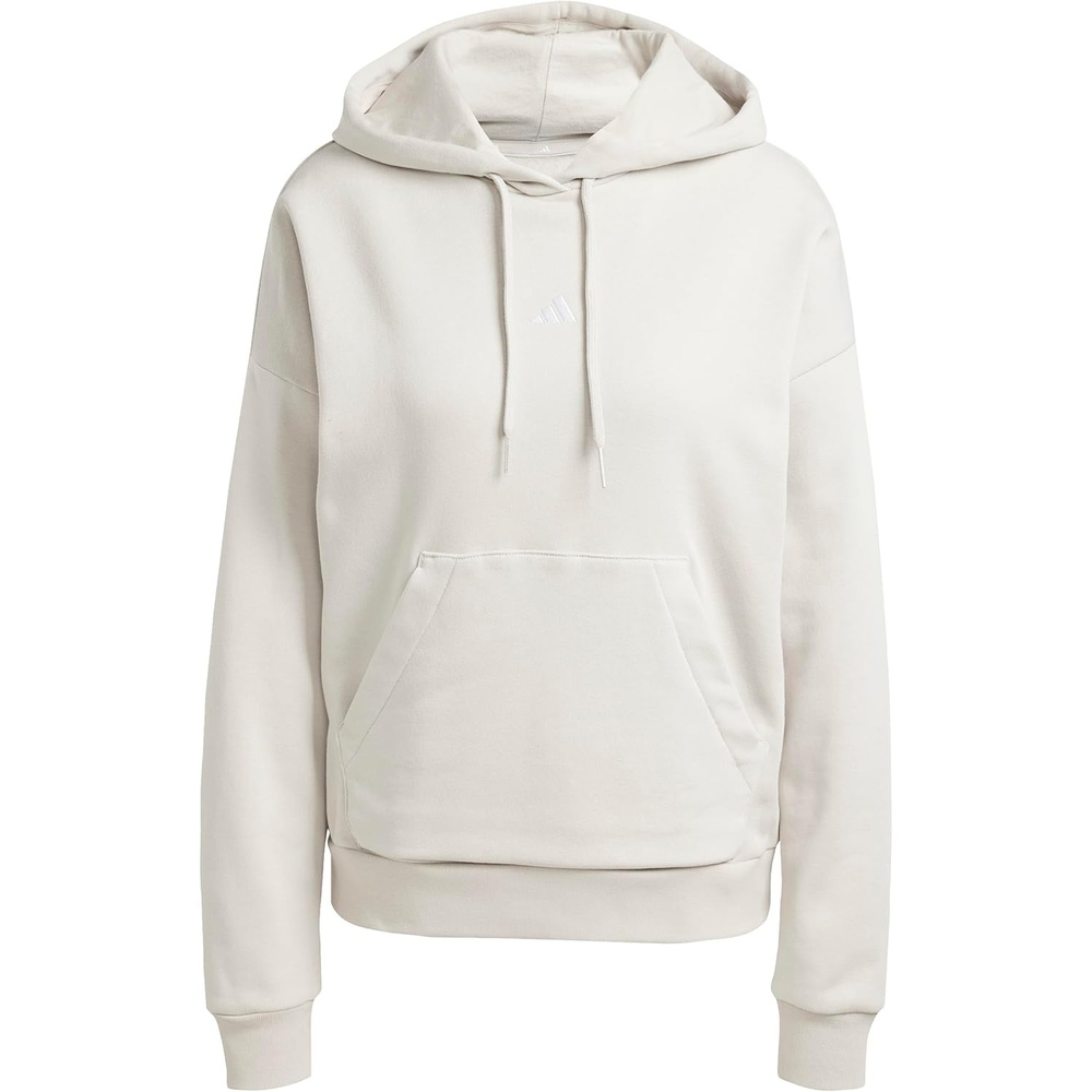 image:imageadidas Womens Essentials Small Logo Feel Cozy HoodieWonder AluminaWhite