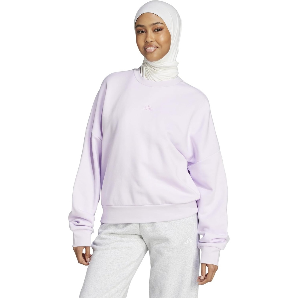 image:imageadidas Womens Essentials Small Logo FeelCozy SweatshirtIce LavenderBliss Lilac