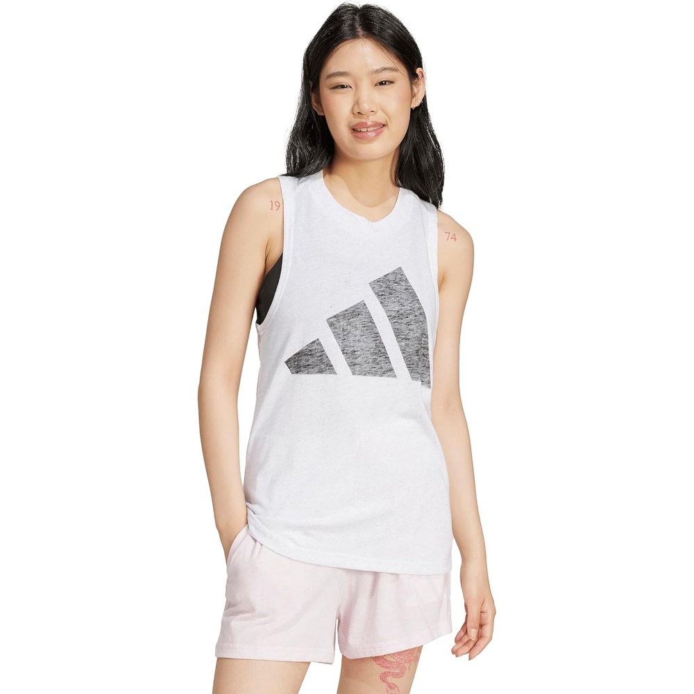 image:imageadidas Womens Essentials Winners Tank TopWhiteBlack