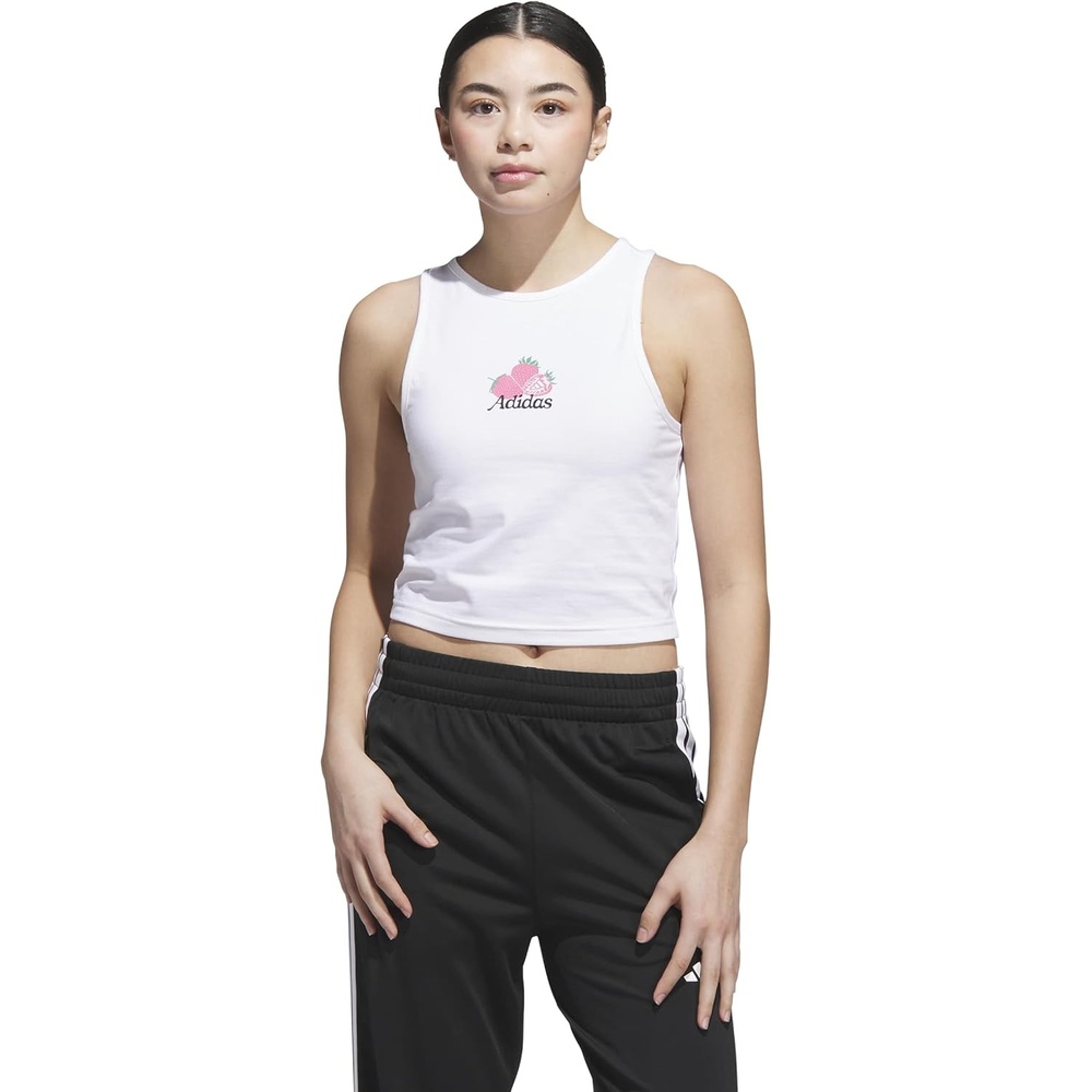 image:imageadidas Womens Farmers Market Graphic Tank TopWhite