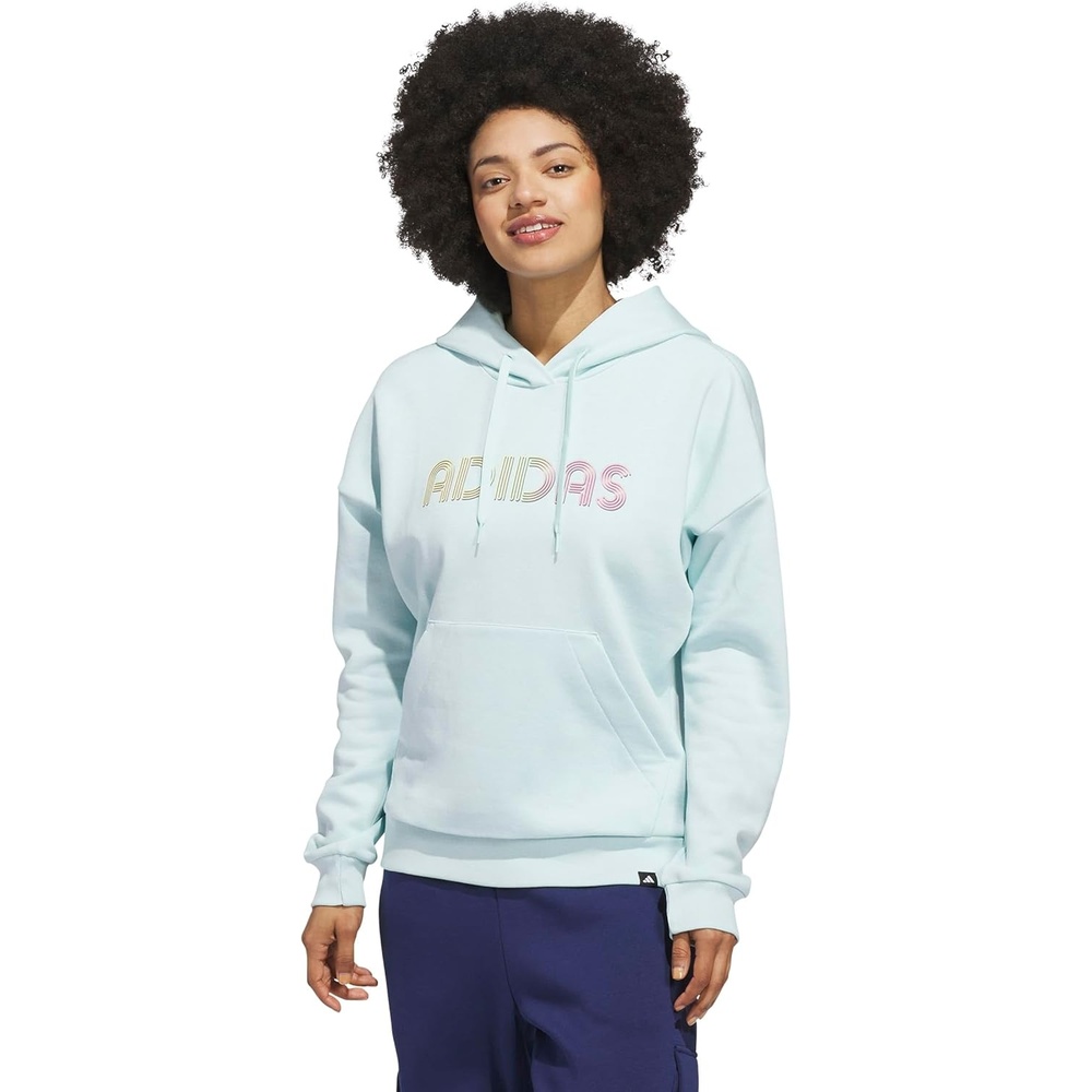 image:imageadidas Womens Wordmark Graphic HoodieHalo Mint