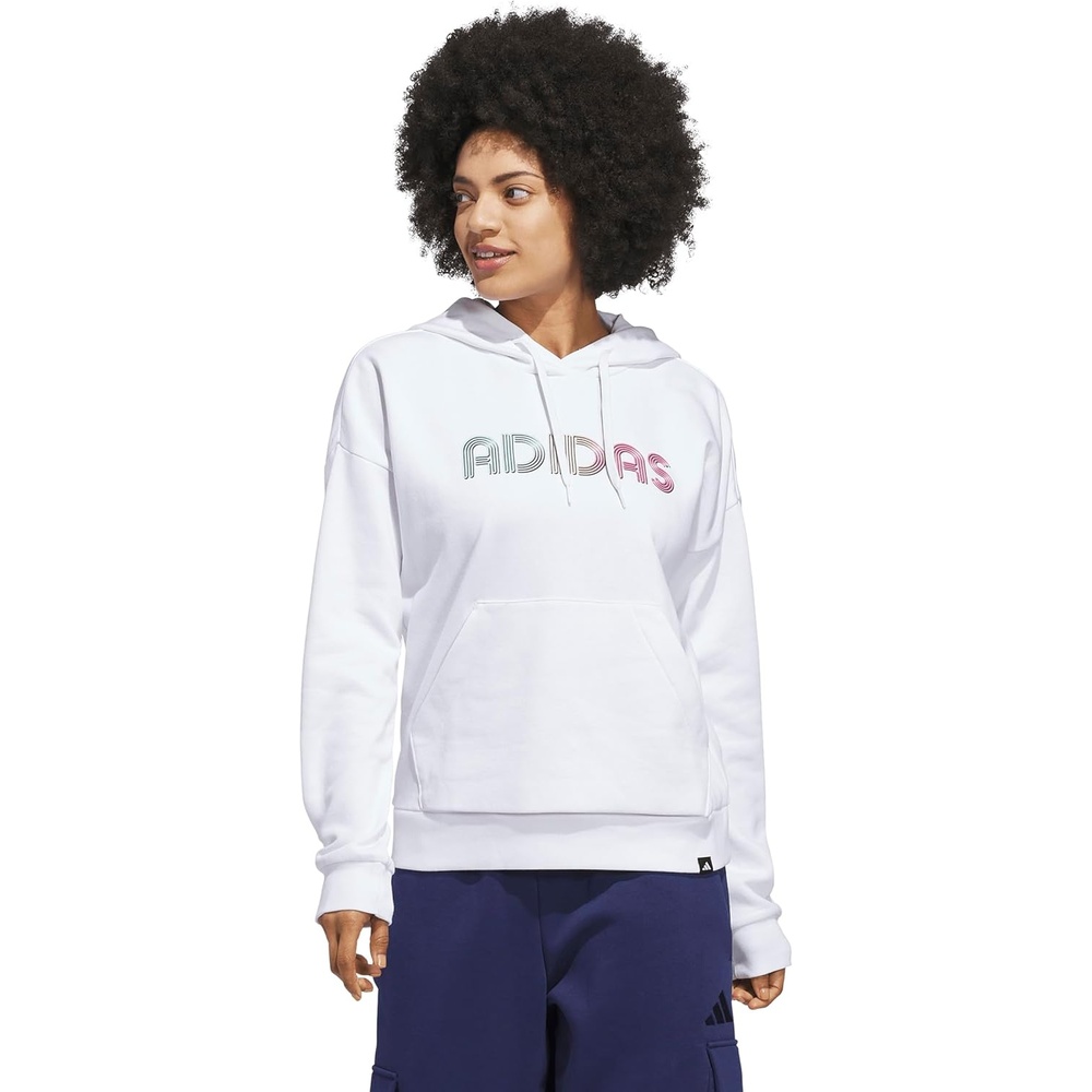 image:imageadidas Womens Wordmark Graphic HoodieWhite