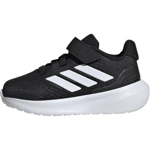 adidas Baby-Boys Marvel Run Falcon 5 Elastic Lace & Strap(Black/White/White)