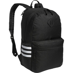 adidas Classic 3-Stripe Backpack for Laptop, School and Travel, 28L(Black/White/5.0)