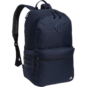 adidas Classic 3-Stripe Backpack for Laptop, School and Travel, 28L(Collegiate Navy/White/Black/5.0)