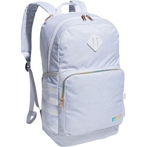adidas Classic 3-Stripe Backpack for Laptop, School and Travel, 28L(Jersey White/White Rainbow/4.0)