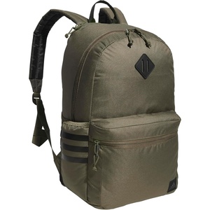 adidas Classic 3-Stripe Backpack for Laptop, School and Travel, 28L(Olive Strata Green/Black/5.0)