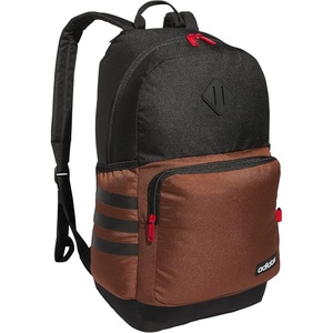 adidas Classic 3-Stripe Backpack for Laptop, School and Travel, 28L(Preloved Brown/Black/4.0)