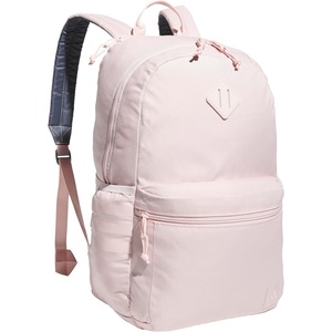 adidas Classic 3-Stripe Backpack for Laptop, School and Travel, 28L(Sandy Pink/Onix Grey)