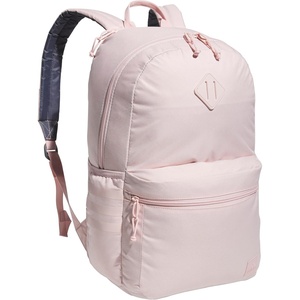 adidas Classic 3-Stripe Backpack for Laptop, School and Travel, 28L(Sandy Pink/Onix Grey/5.0)