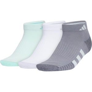adidas Cushioned 3.0 3-Pack Low Cut(Halo Mint Green/White/Grey/3)