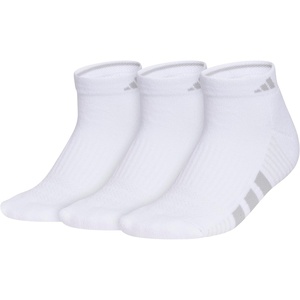 adidas Cushioned 3.0 3-Pack Low Cut(White/Clear Onix Grey/Clear Grey/4)