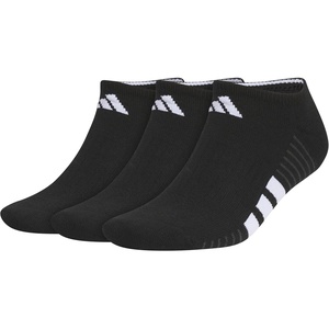 adidas Cushioned 3.0 3-Pack No Show(Black/White/Carbon Grey/4)