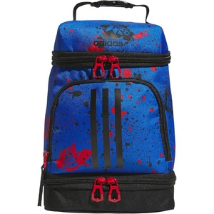 adidas Excel Lunch Bag – Insulated Cooler Lunchbox, 6L(Splatter Bright Royal/Black/Better Scarlet)